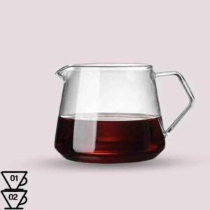 سيرفر V60 مقاس 01 شفاف بدون غطاء - 360 مل